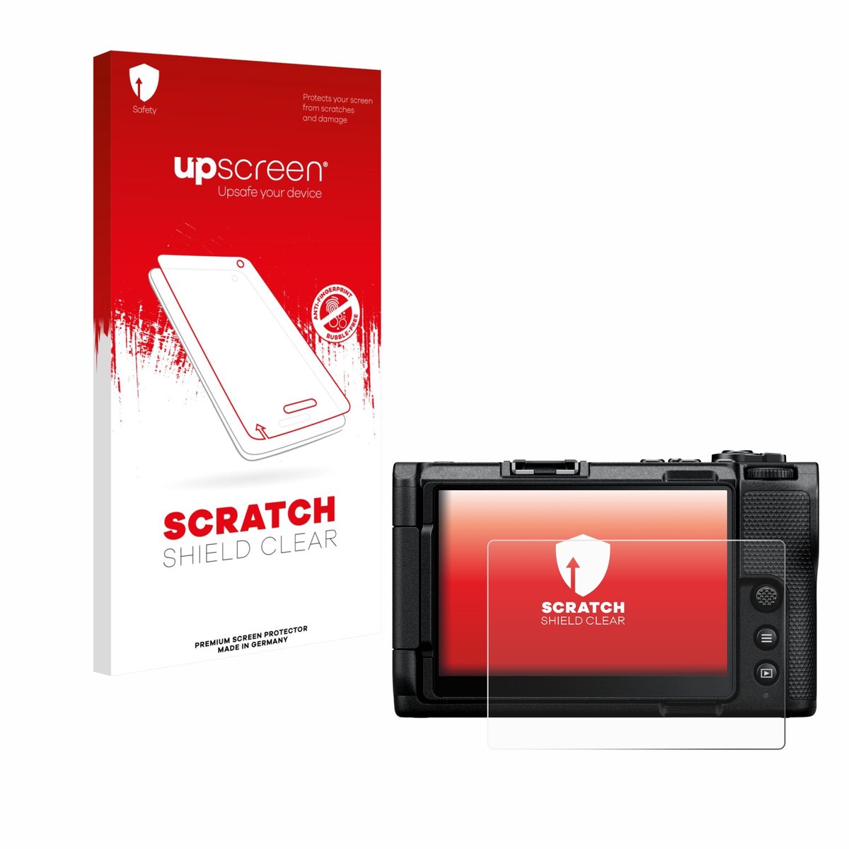 upscreen - Screenprotector voor Nikon ZR - Folie Beschermfolie transparant
