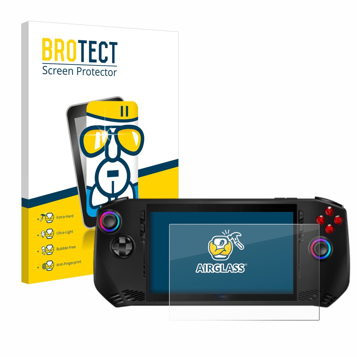 Screenprotector voor MSI Claw A1M Beschermglas transparant