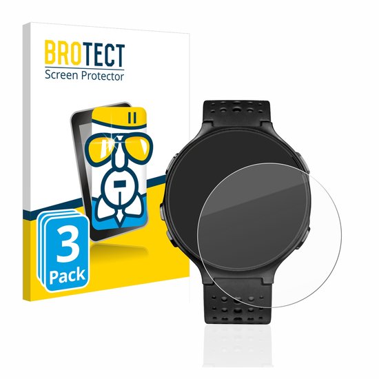 BROTECT - Protecteur d'écran pour Garmin Forerunner 235 - Film de protection en verre transparent (3 pièces)