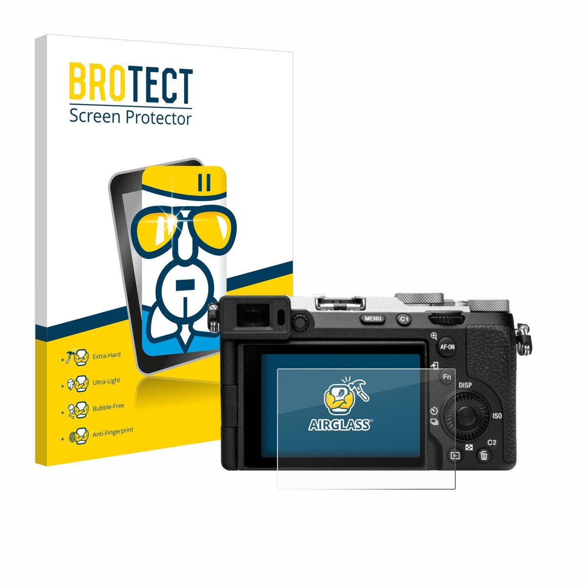 Screenprotector voor Sony Alpha 7C II (ILCE-7CM2) Beschermglas transparant