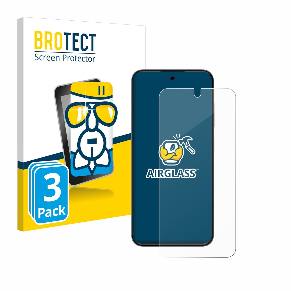 Screenprotector 3 Stuks voor ZTE Blade V70 Vita Beschermglas transparant