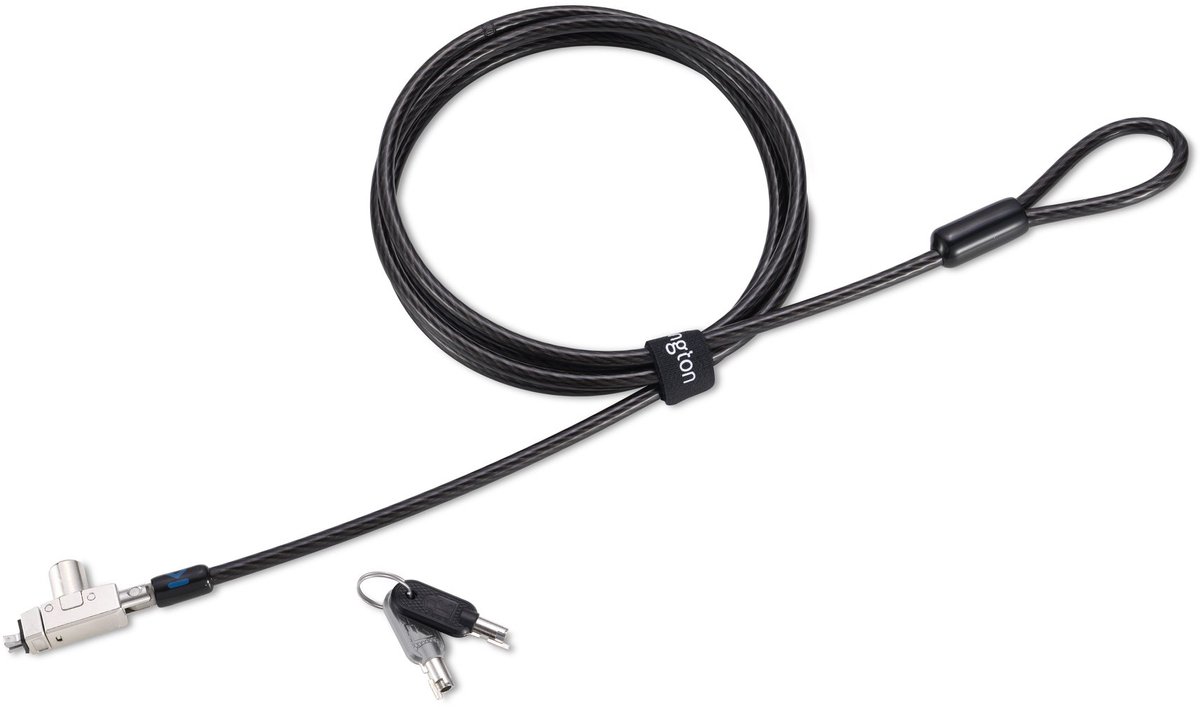 Kensington N17 Keyed Laptopslot met Sleutel - Zilver