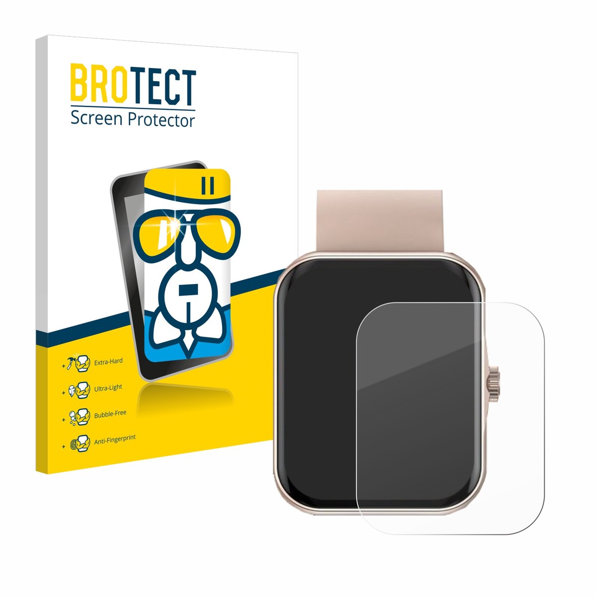 Screenprotector voor Mutoy Smartwatch 1.83" Beschermglas transparant