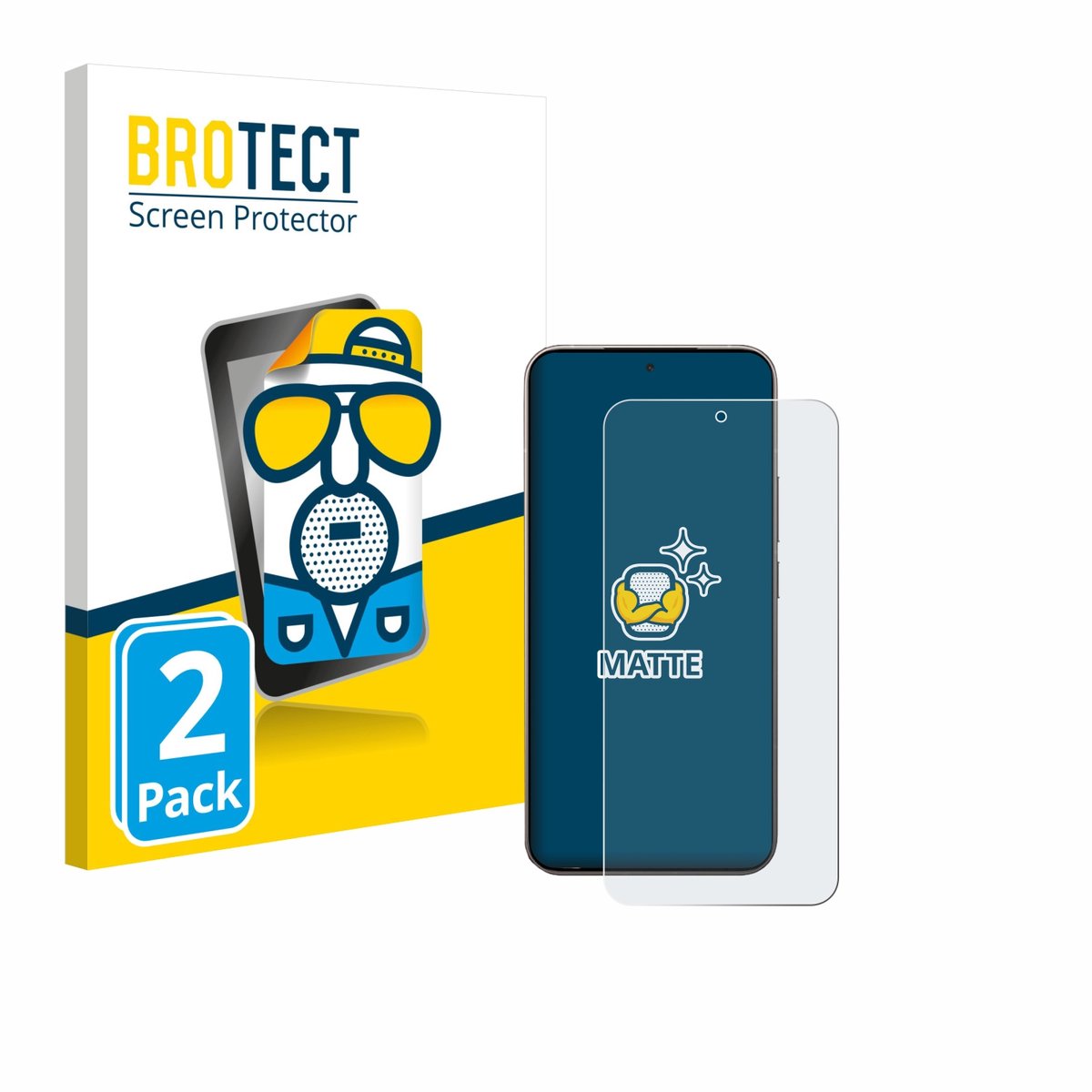BROTECT - Screenprotector voor Xiaomi 15T Pro - Folie Beschermfolie matte 2 Stuks