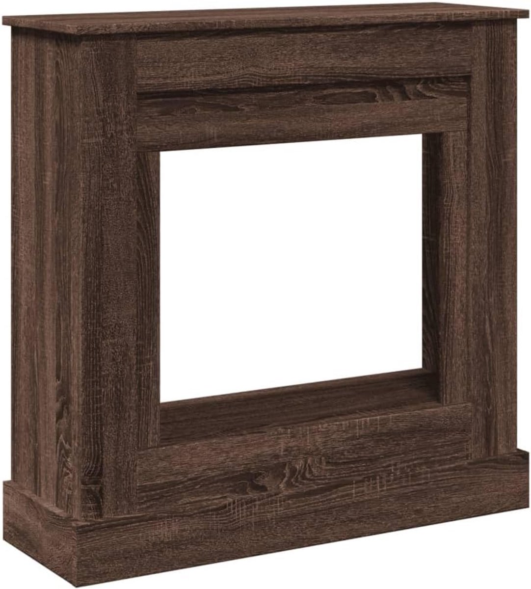 Decoratieve Schouw Mantelbot in Eikenlook - 90x30x90 cm - Voor Haardombouw
