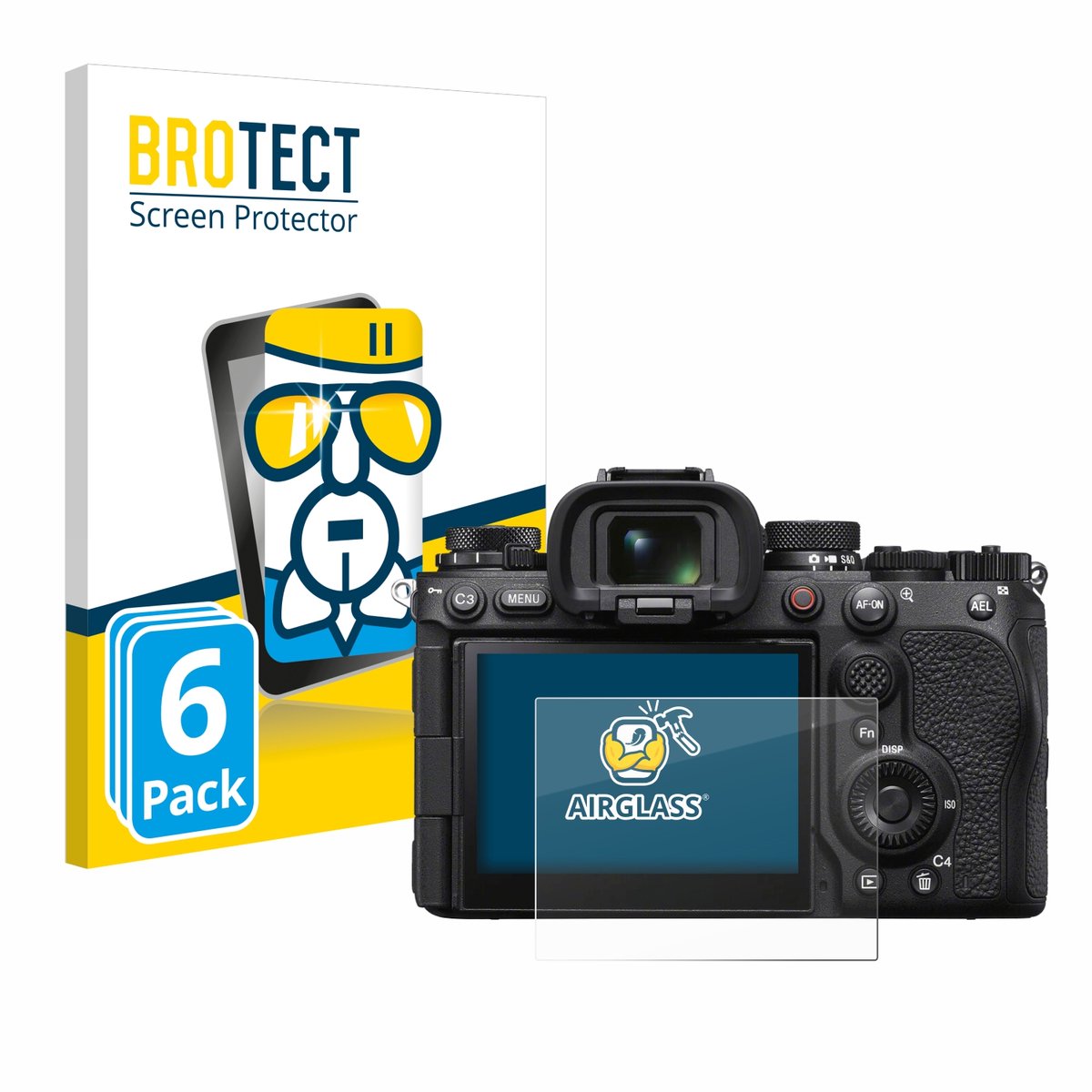 Screenprotector 6 Stuks voor Sony Alpha 1 II (ILCE1M2B) Beschermglas transparant