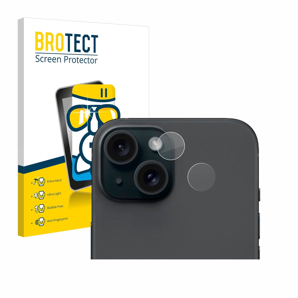 Screenprotector voor Apple iPhone 15 (ALLEEN Camera Lens) Beschermglas transparant