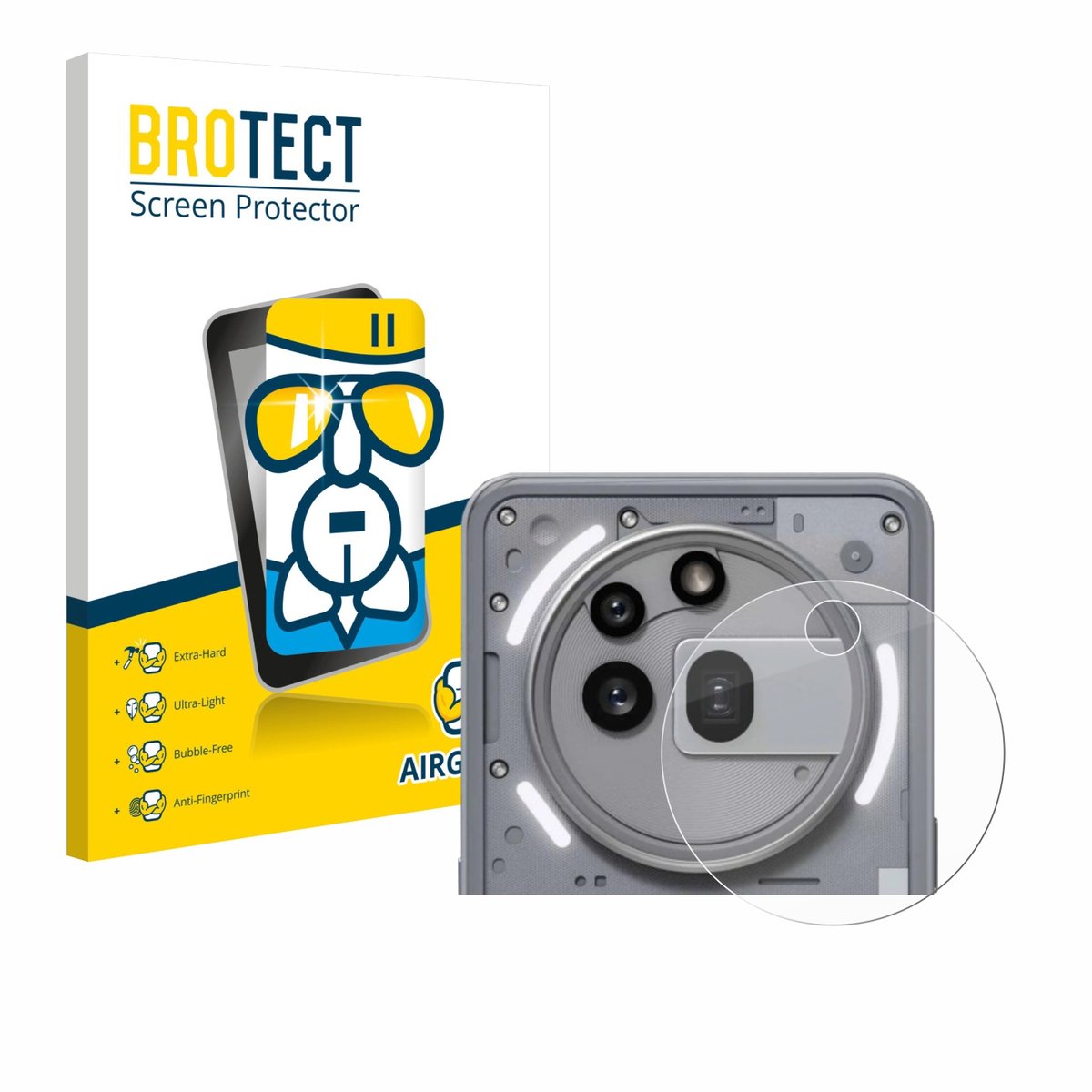 Screenprotector voor Nothing Phone (3a) Pro (ALLEEN Camera Lens) Beschermglas transparant