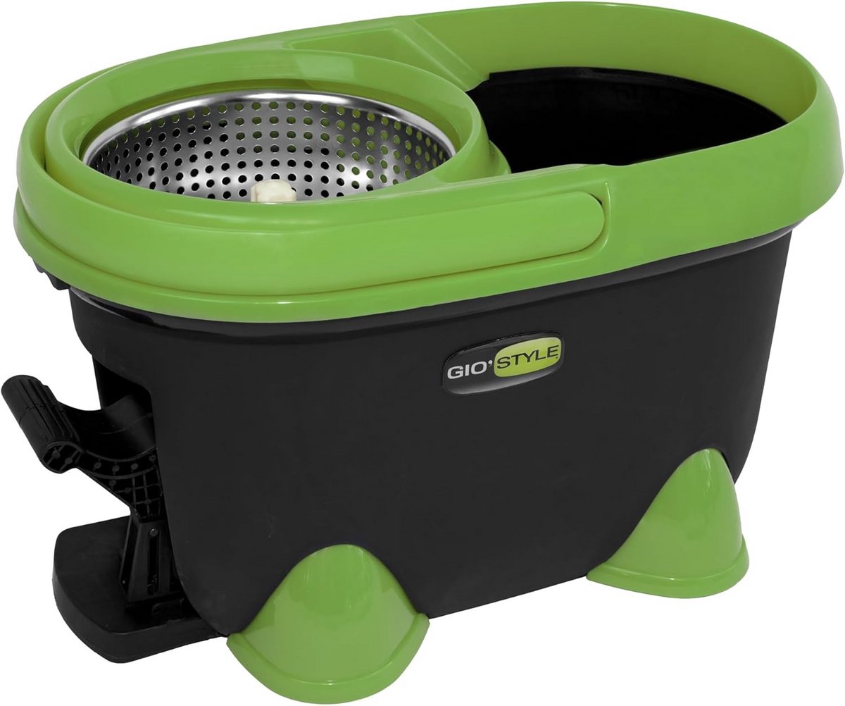 Spin Mop Set met Emmer 360 Graden Draaibaar Dweilsysteem