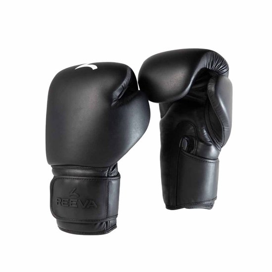Foto: Reeva bokshandschoenen 10 oz gemaakt van pu leer geschikt voor kickboksen boksen vechtsporten stevige pasvorm unisex boxing gloves