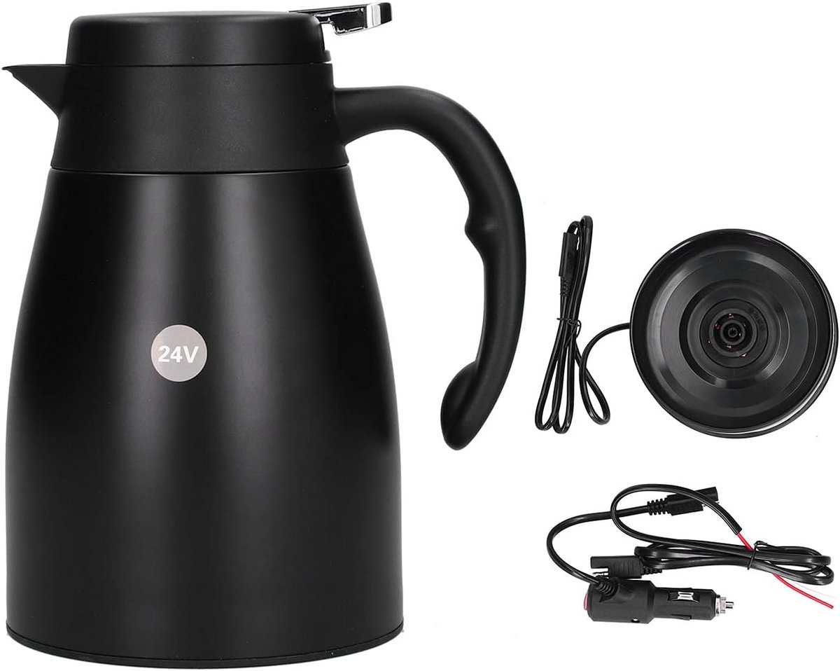 Draagbare 24V Waterkoker voor Auto en Vrachtwagen, 1.2 Liter RVS