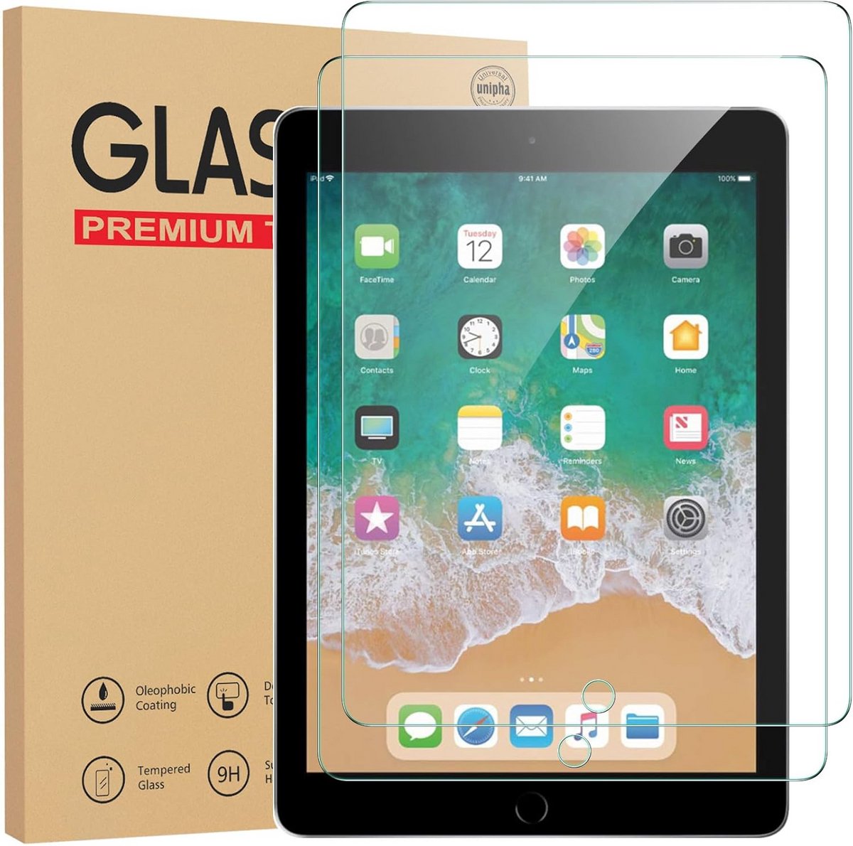 Gehard Glas Schermbeschermer voor 9,7 inch iPad Modellen - Krasbestendig en Ultra Helder