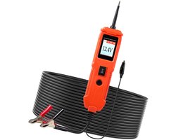 Automotive Circuit Tester, 8-35 DCV Power Probe met TFT-kleurenscherm en verlichting, elektrische tester met kabel van 4 m, duurzame ABS-behuizing voor voertuigdiagnostiek