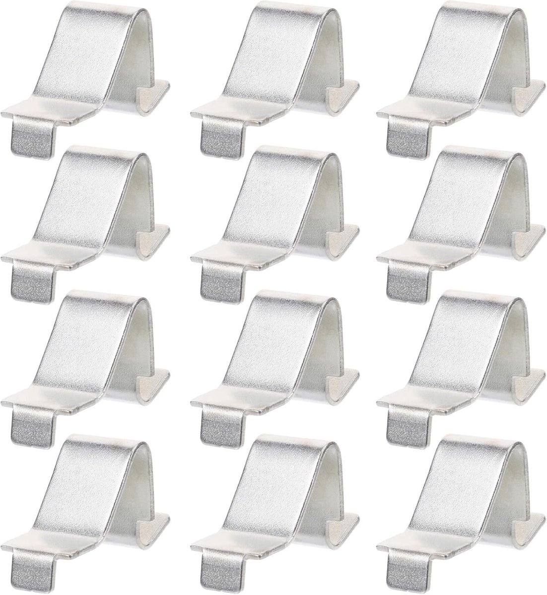 12pcs Organizer Accessories - Bookcase Clips - Cabinet Rack Bracket Clip - Metal Cabinet Shelf Clips - Metal Shelf Holders - Keuken - Kasten - Shelf Clip
