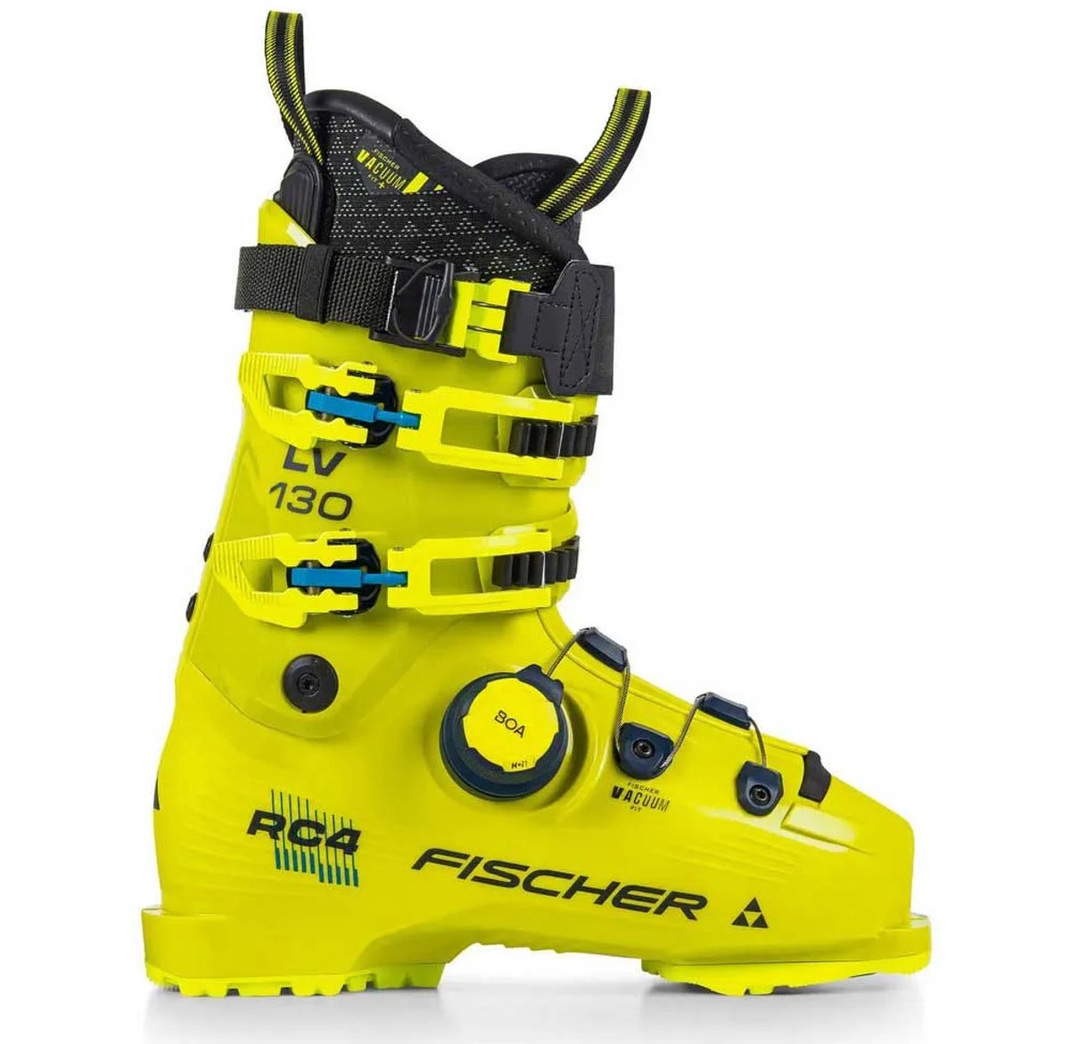 Fischer Rc4 130 Lv Vac Boa Alpine Skischoenen 27.5 Man Vrouw Geel
