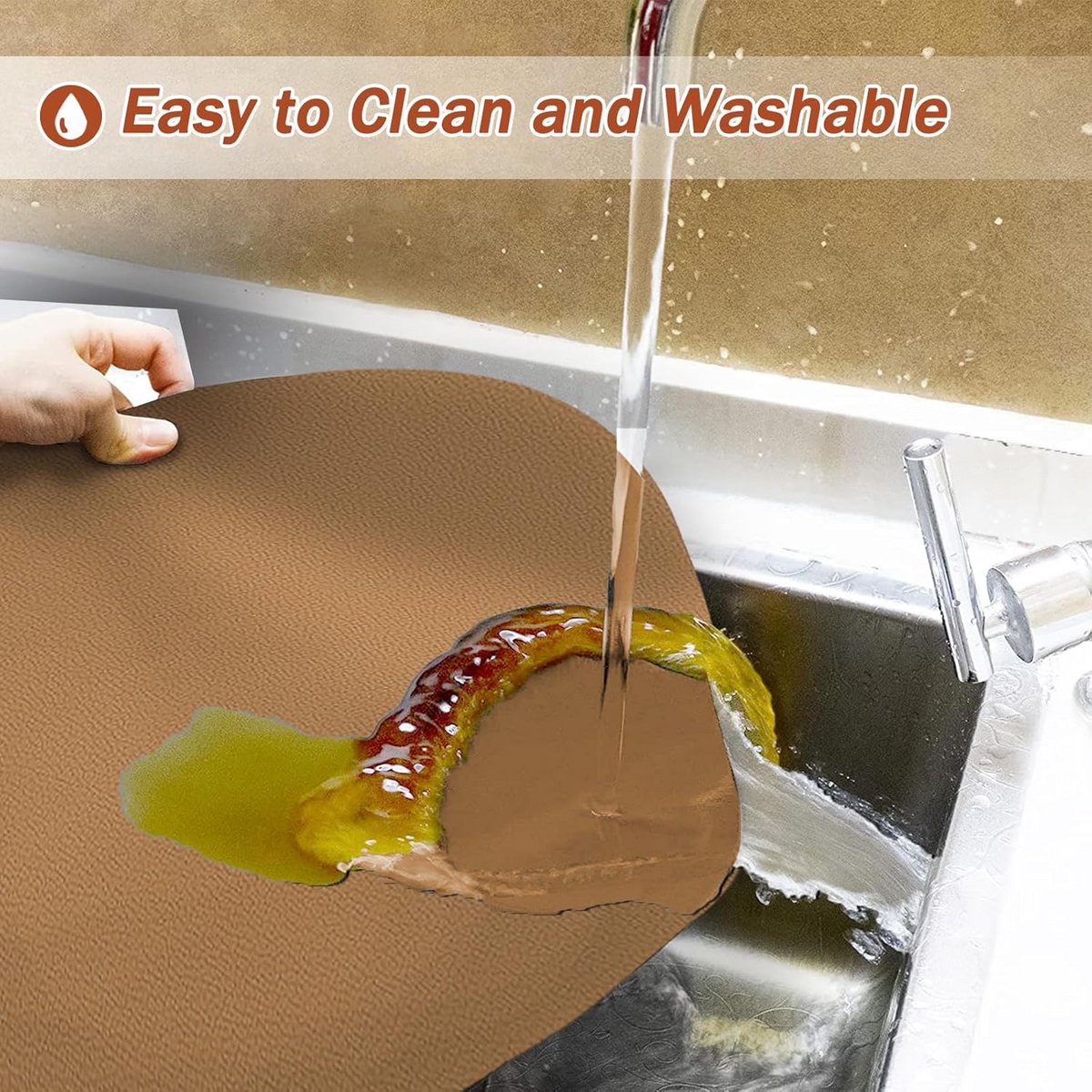 Set van 4 Hittebestendige Siliconen Placemats met 4 Onderzetters - Antislip & Wasbaar