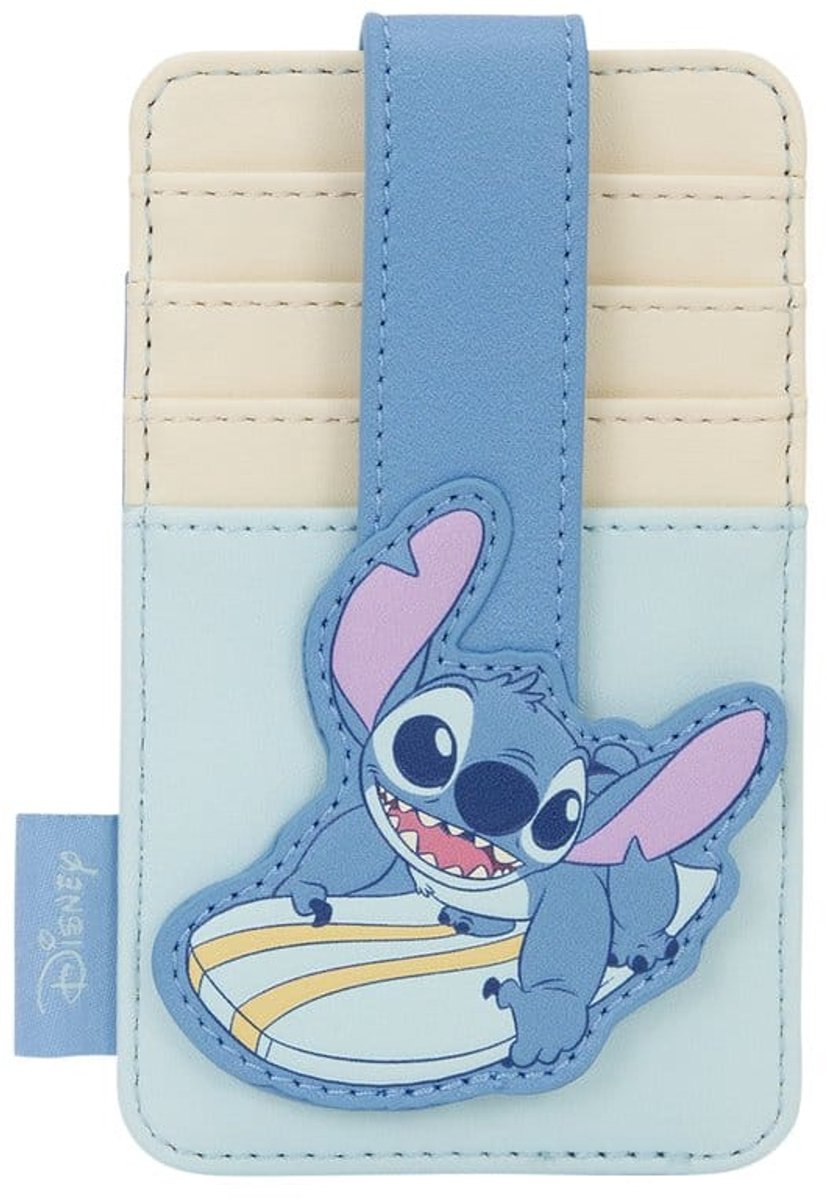 Disney Loungefly Cardholder Lilo & Stitch Animal Friends Surfing