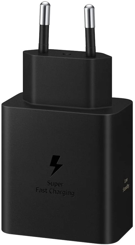 Samsung Snellader 60W USB-C zwart – snelle oplader voor smartphones, tablets en laptops, compact en veilig