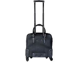 Olivia Lauren Raphael Dames Laptoptrolley 17 inch - Businesstrolley - Kunstleer - Zwart