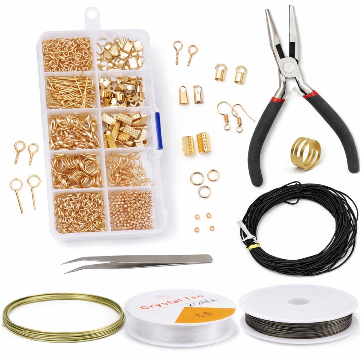 Flokoo Sieraden Starter Set - DIY zelf juwelen maken - Ketting & Oorbellen