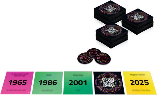 Hitster - Battle of the Generations - Nederlandstalig Partyspel - Actiespel - Muziekspel