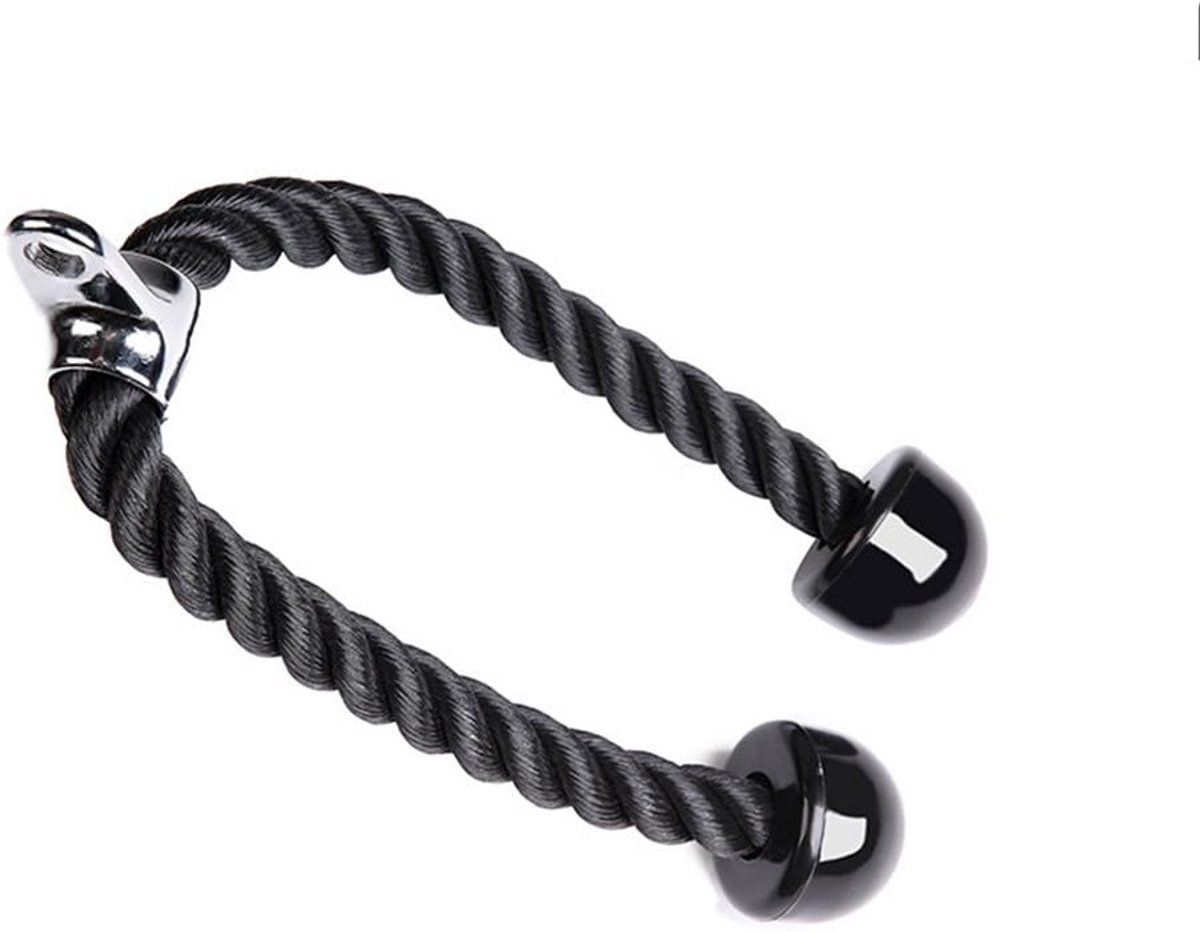 Stevige Triceps Touw voor Kabelmachine - 70CM Trainingsaccessoire voor Krachttraining
