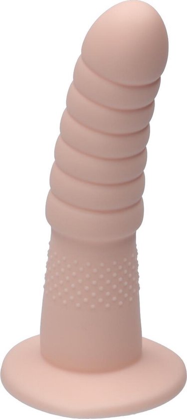 Ylva & Dite - Aria - Siliconen Anale / Vaginale dildo - Made in Holland - Pastel Oranje