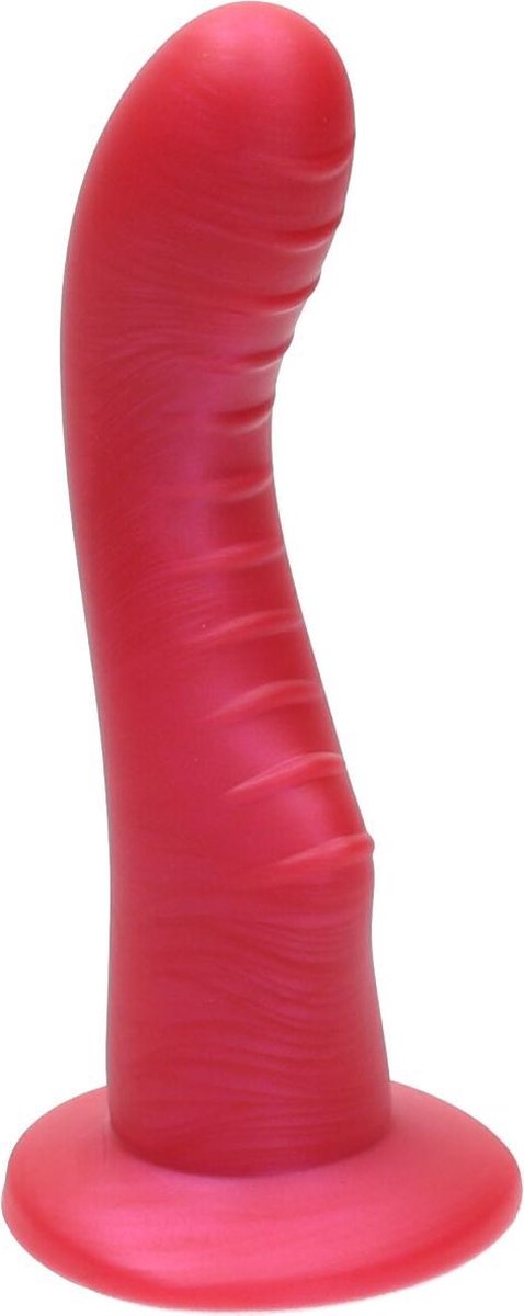 Goedkoopste Ylva & Dite - Kajsa - Siliconen G-spot / Prostaat dildo - Made in Holland - Rood Metallic