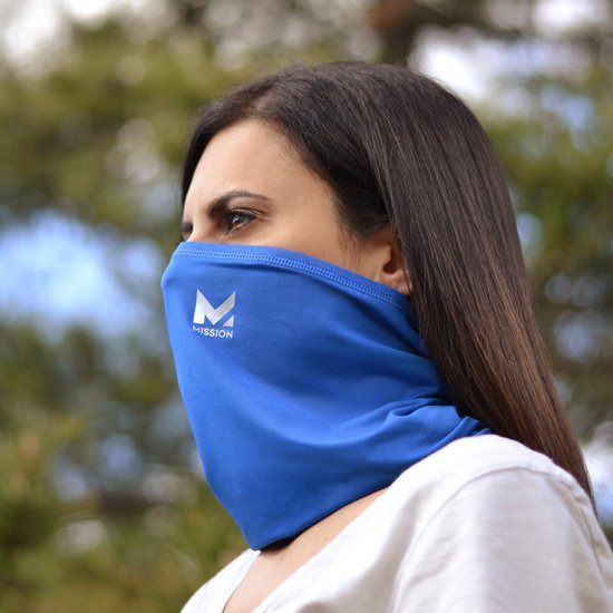 Mission, verkoelende nekbescherming sjaal - Khaki – koelsjaal, neck gaiter,  neck cooler, | bol.com
