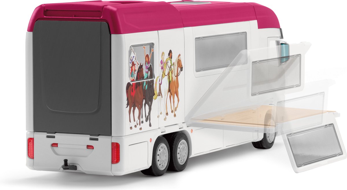 schleich HORSE CLUB - Paardenvrachtwagen - Paarden Speelgoed - 227 onderdelen - 42619 — afbeelding 21