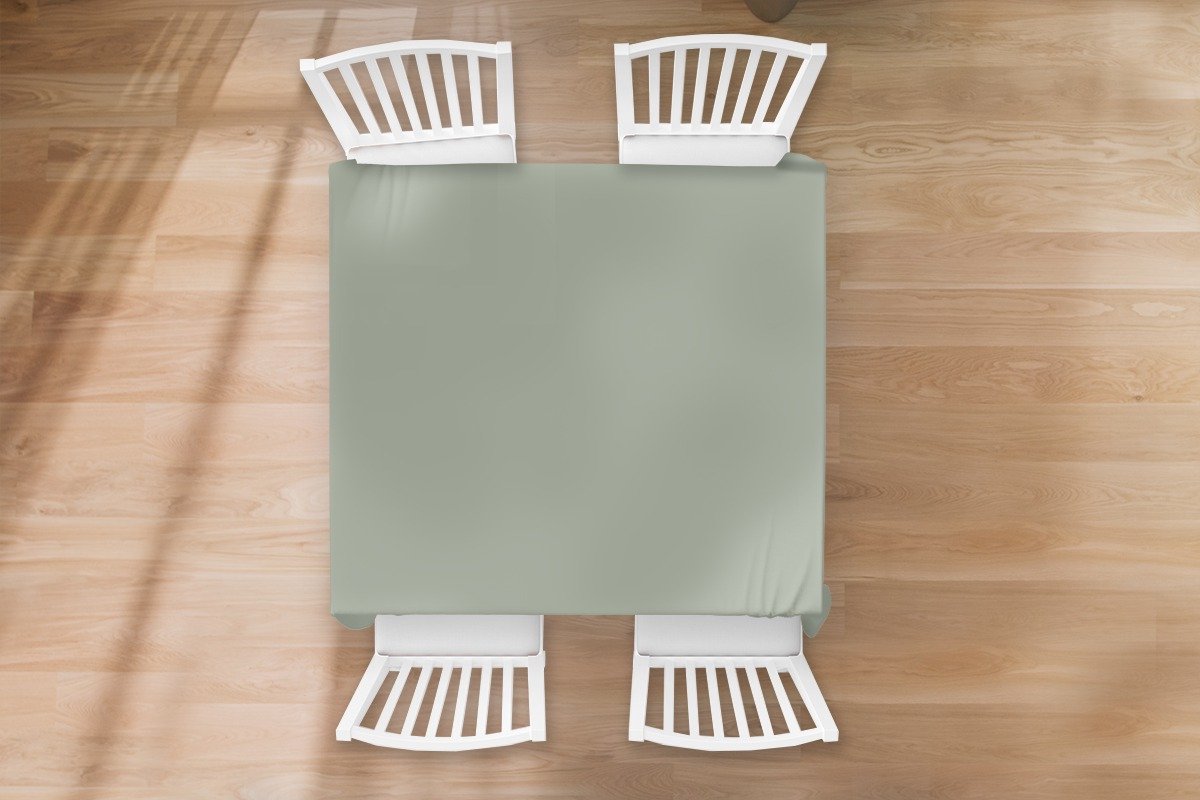 Tafelkleed - Tafellaken - 100x100 cm - Mintgroen - Effen kleur - Binnen en Buiten
