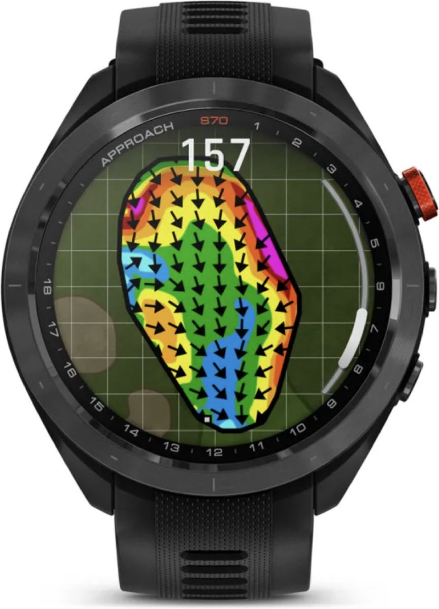 Garmin Approach S70 Premium GPS Golfhorloge 47 mm - Zwart | bol