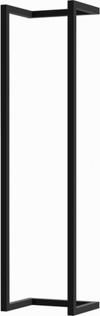 FugaFlow Tebosa Handdoekrek - 95x25x20cm - mat zwart