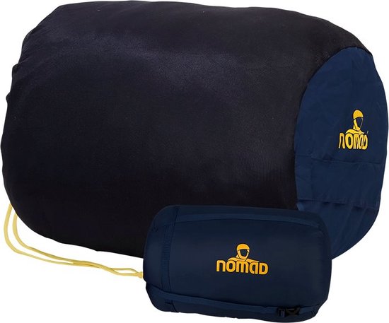 NOMAD® Fornax 370 Slaapzak - Ultra Lichtgewicht - Duurzaam - Extra Isolatie op de Borst - 2-Wegs Autolock Rits - Anti-Snag Rits Constructie - Zwart van NOMAD — afbeelding 4
