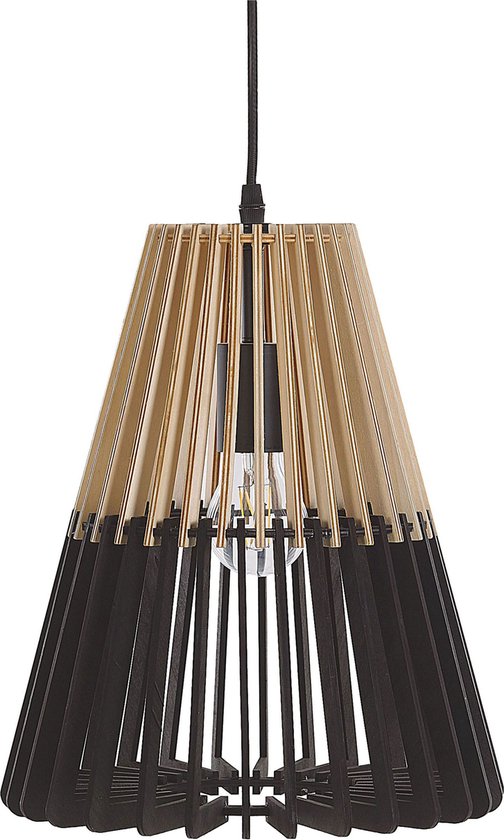 CAVALLA - Hanglamp - Lichte houtkleur - Multiplex