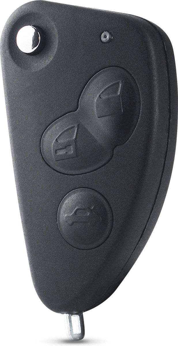 XEOD Autosleutelbehuizing - sleutelbehuizing auto - sleutel - Autosleutel / Geschikt voor: Alfa Romeo 147 & GT 3 knops