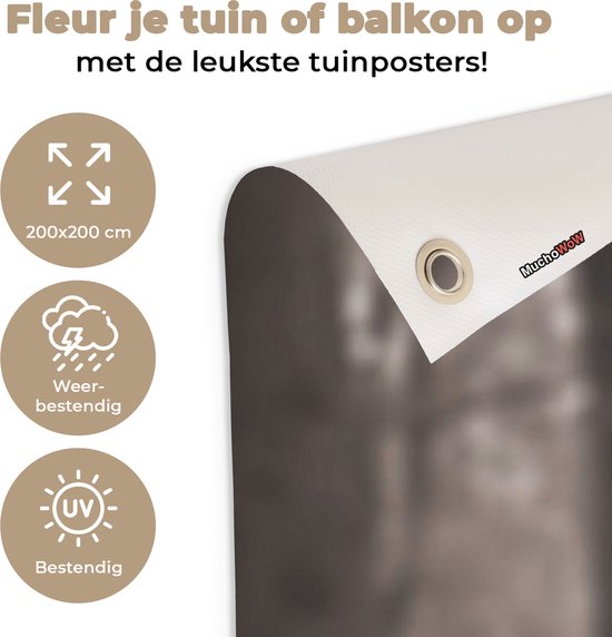 Affiche de Jardin Highlander écossais - Animaux - Vaches - 200x200 cm