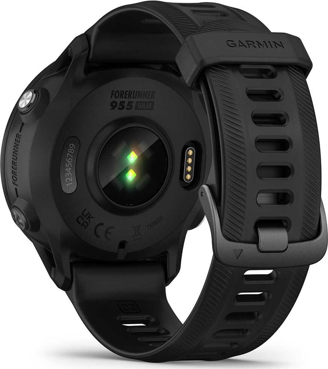 Afbeelding 2 van Garmin Forerunner 955 Solar - Hardloophorloge - Sporthorloge - Met GPS Tracker - Geschikt voor hardlopen - Zwart