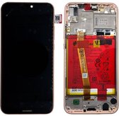 Huawei P20 Lite Dual Sim (ANE-L21) LCD Display / Bildschirm Module, Sakura Pink/Roze, Incl. Battery HB366481ECW, 02351VUW;02351XVB;02351XUB