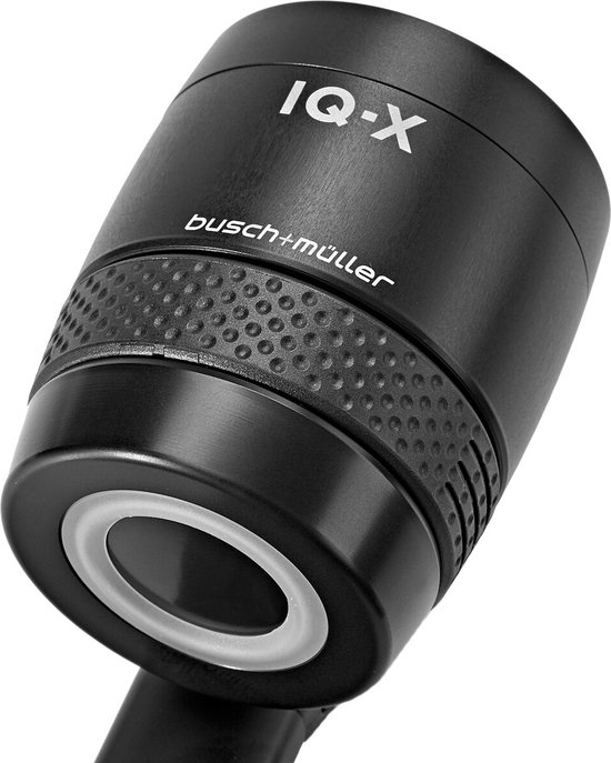 Phare Avant Vélo Busch + Müller Lumotec IQ-X DEL - Dynamo - 100 Lux - Noir - Neuf Sous Emballage