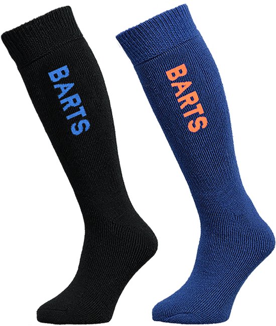 Barts Basic Sock 2 Pack Kids - Noir & bleu - Taille 23-26