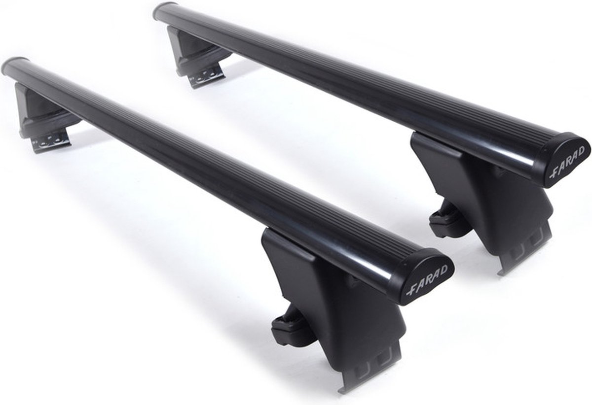 Dakdragers geschikt voor de Toyota Yaris 3D 2006 t/m 2011 glad dak – Staal Breed –75kg laadvermogen – Merk Farad