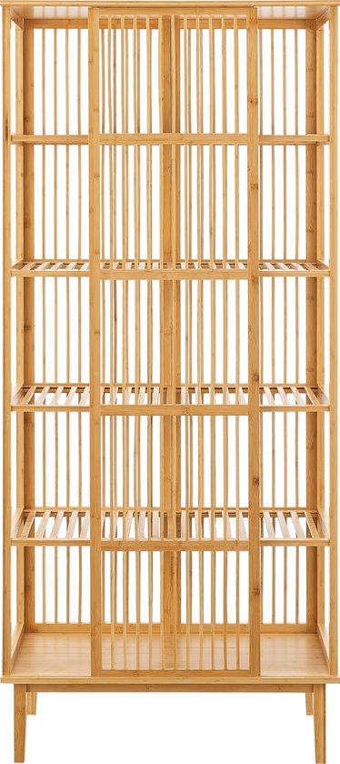 Etagère debout Trundholm 185x80x45 cm bambou