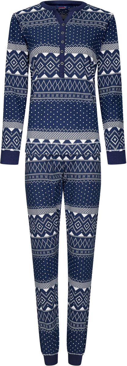 Rebelle Dames Pyjama set Chrissy - Blauw - Katoen