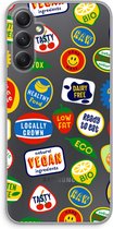 Case Company® - Coque Samsung Galaxy A34 - Autocollant Fruit - Coque souple pour téléphone - Protection sur tous les côtés et bord de l'écran