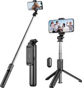 BOTC Selfie Stick Universal - Trépied - SelfieStick 3in1 - Bluetooth - Selfie Stick Trépied
