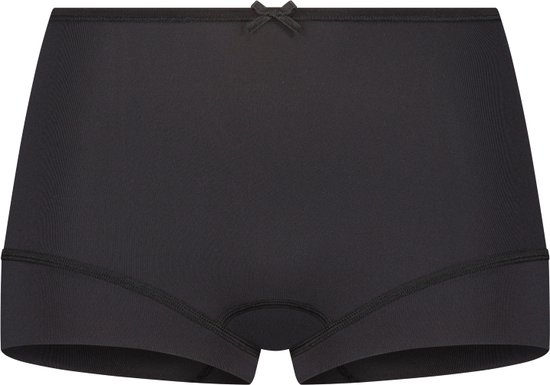 RJ Bodywear Pure Color dames extra comfort short (2-pack) - zwart - Maat: 3XL