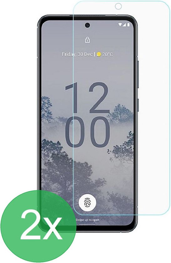 Protecteur d'écran 2x Adapté à : Nokia X30 - protecteur d'écran - verre - protéger - verre de protection - ZT Accessoires