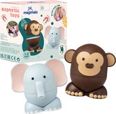 Magimals Wibbly Wobbly Safari |speelgoed magnétiques| speelgoed pour tout-petits| speelgoed 1 an/2 ans/3 ans| speelgoed garçons et filles| jouets de bain| jouets d'animaux