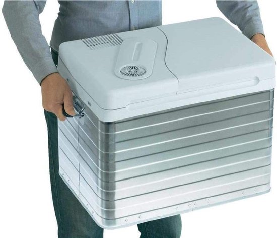 Koelbox - AC/DC - Draagbare thermo-elektrische aluminium koelbox - 39 liter - 12 V en 230 V, Mini koelkast voor auto, vrachtwagen en stopcontact, aluminium behuizing van KOEL — afbeelding 4
